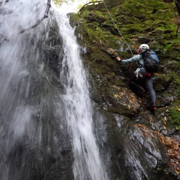 台風前に、真名井沢！