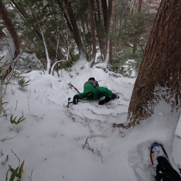 霞沢岳西尾根タイムオーバー！