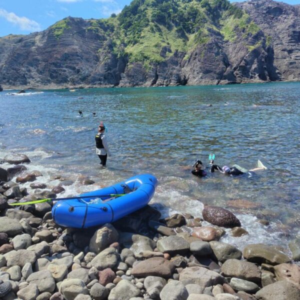 ヒリゾ浜パックラフト！