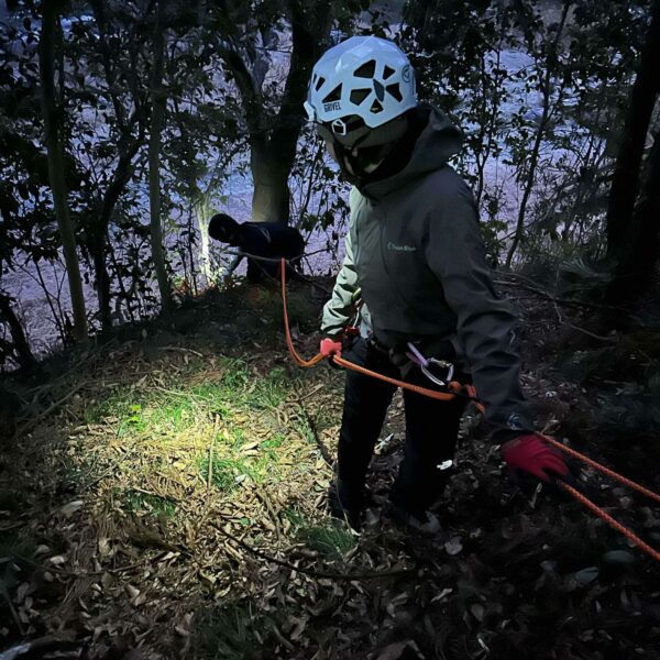 ロープワーク朝練！@御岳