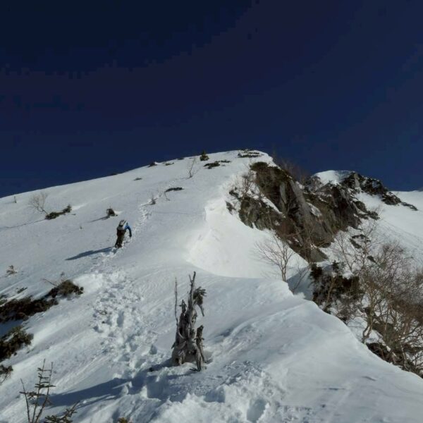 快晴の西穂高岳西尾根！