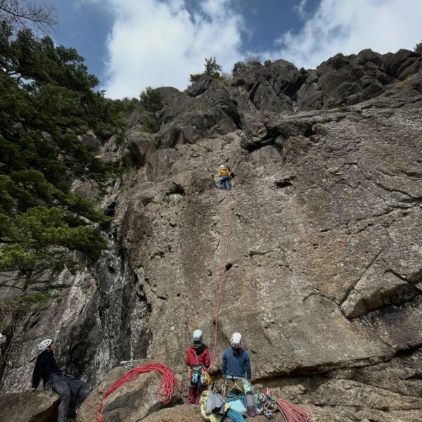 三つ峠岩登り講習